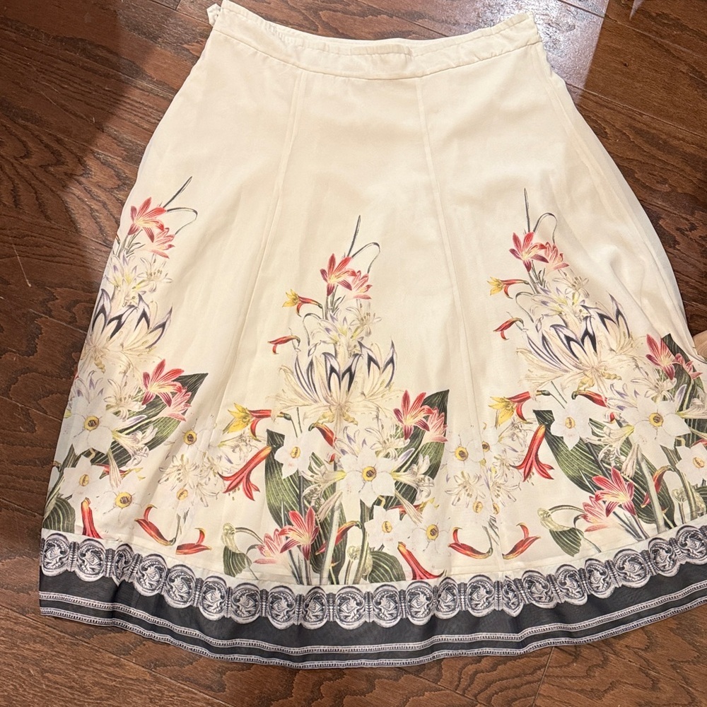 Soft Surroundings Spring Meadows midi skirt, XL - Picture 6 of 8